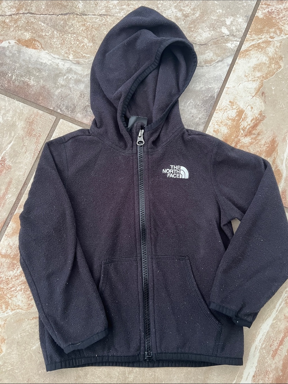 The North Face Kids Black Fleece Zip Hoodie